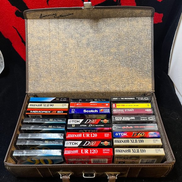 Vintage Cassette Case with Tapes. Case is Made in Canada. Radio Shack Branded. - Picture 1 of 9